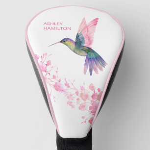 Hummingbird Cherry Blossoms Golf Head Cover