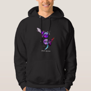 Hummingbird Choose To Keep Going Suicide Awareness Hoodie