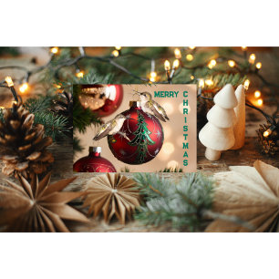 Hummingbird Christmas Card