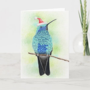 Hummingbird Christmas Card