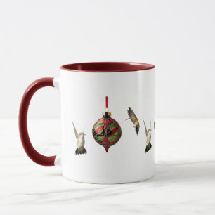 Hummingbird Christmas Coffee Cup
