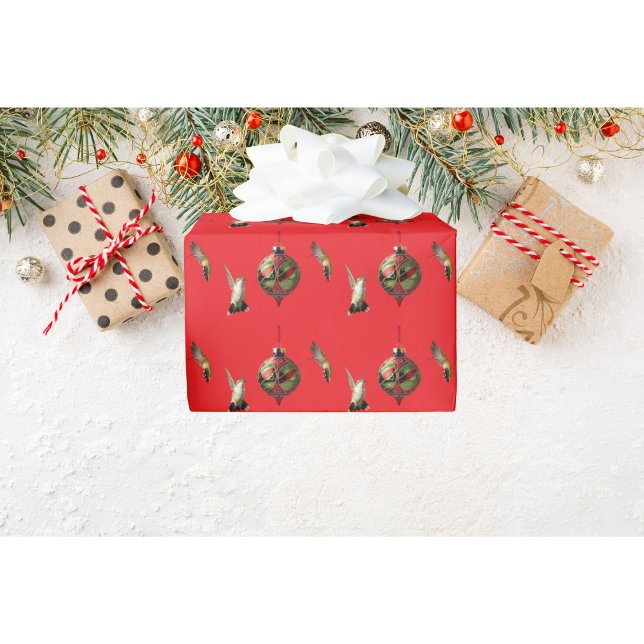 Hummingbird Christmas Gift Wrap (Creator Uploaded)