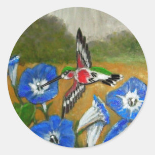 Hummingbird Classic Round Sticker
