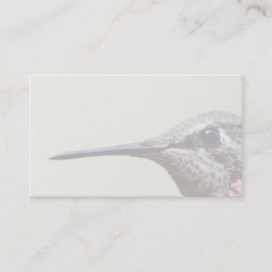 hummingbird close up business card