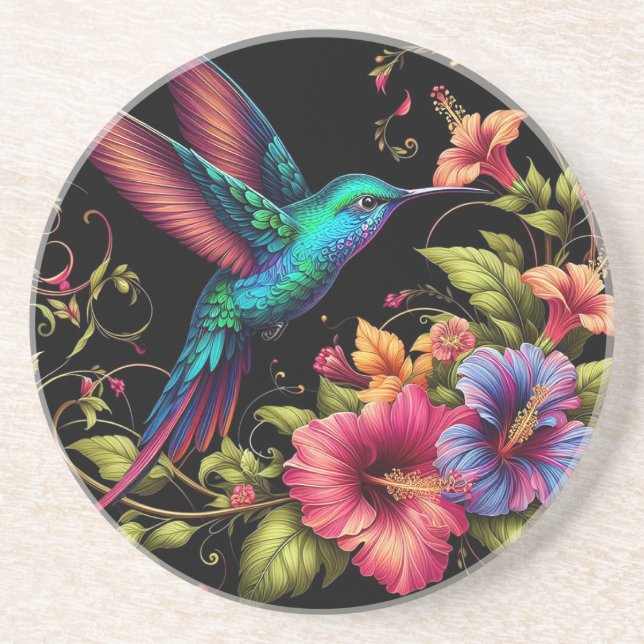 Hummingbird Coaster (Front)