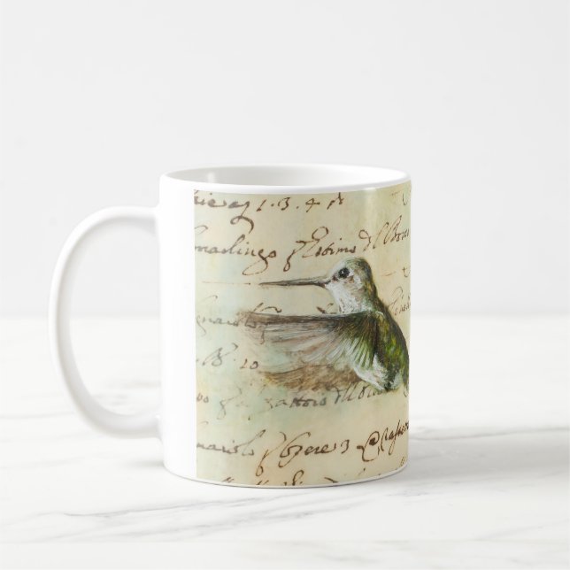 Hummingbird Coffee Mug (Left)