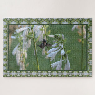 Hummingbird collecting nectar jigsaw puzzle