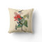 Hummingbird Coral Bean Outdoor Throw Pillow 16X16