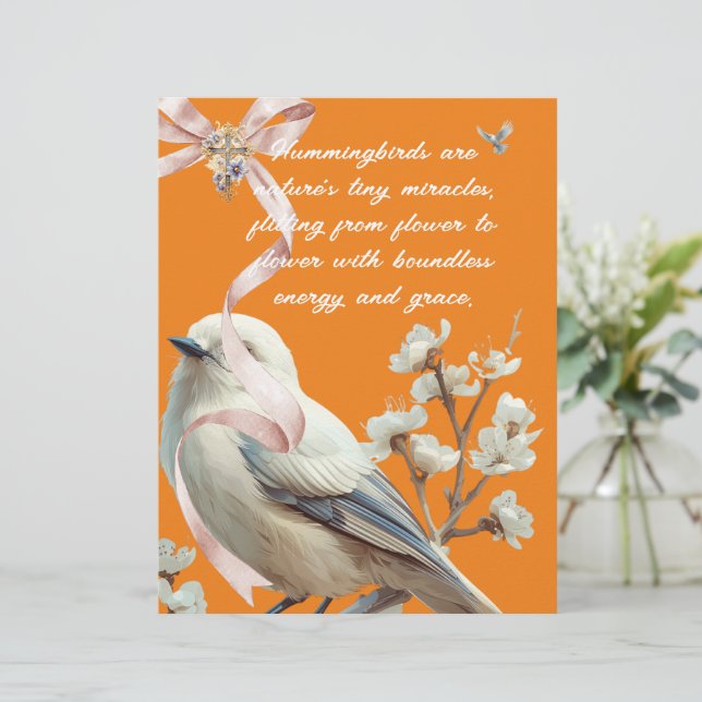HUMMINGBIRD CUSTOM LETTERHEAD (Standing Front)