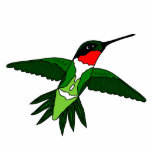 Hummingbird Cut Out Sculpture<br><div class="desc">Cartoonish hummingbird illustration.</div>