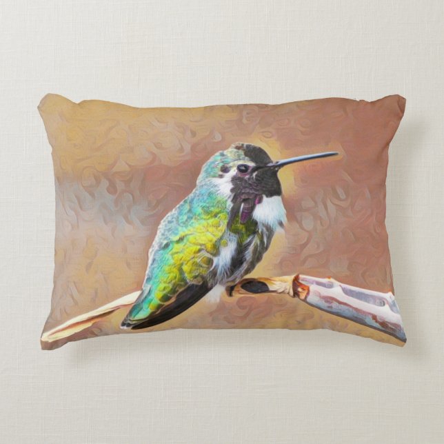 Hummingbird Decorative Cushion (Front)