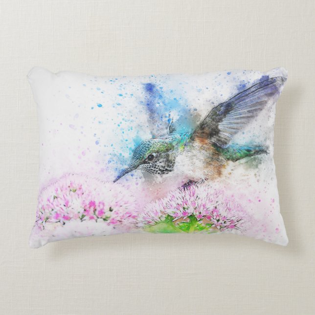 Hummingbird Decorative Cushion (Front)