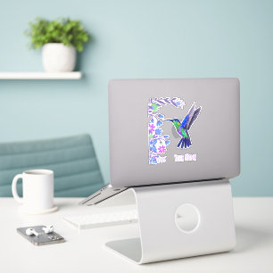 Hummingbird Design Botanical Flowers Bird Lovers