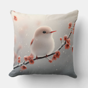 Hummingbird design cushion