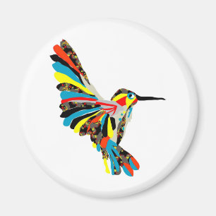 hummingbird drawing magnet