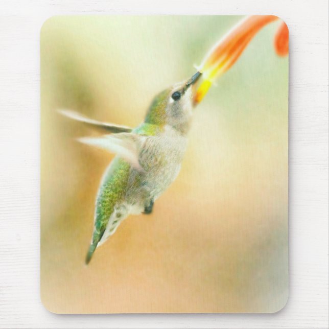Hummingbird early morning flight mouse mat (Front)
