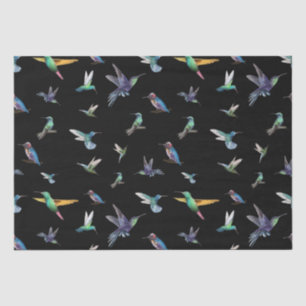 Hummingbird Eisvogel Life Watercolor  Tissue Paper