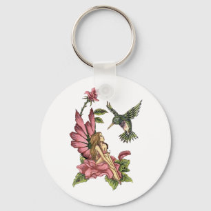 Hummingbird Fairy Key Ring