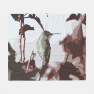 Hummingbird Fleece Blanket