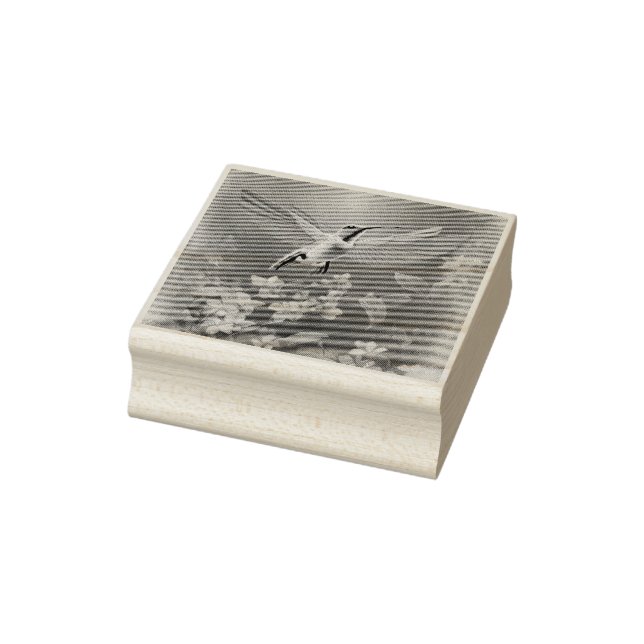 Hummingbird Flight Rubber Stamp (Stamp)