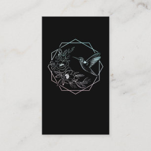 Hummingbird Flower Birding Nature Bird Lover Business Card