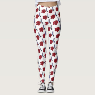 Hummingbird Flower Love Leggings