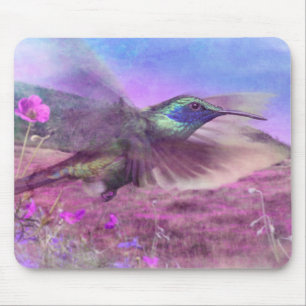 HUMMINGBIRD FLOWER TO FLOWER MOUSE MAT