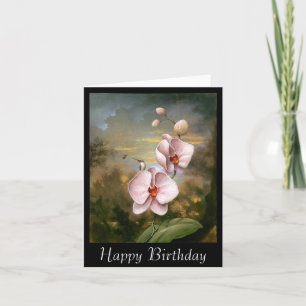 Hummingbird Flowers Card