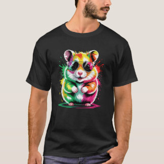 Hummingbird Flowers Floral Art Birds Lovers for Me T-Shirt