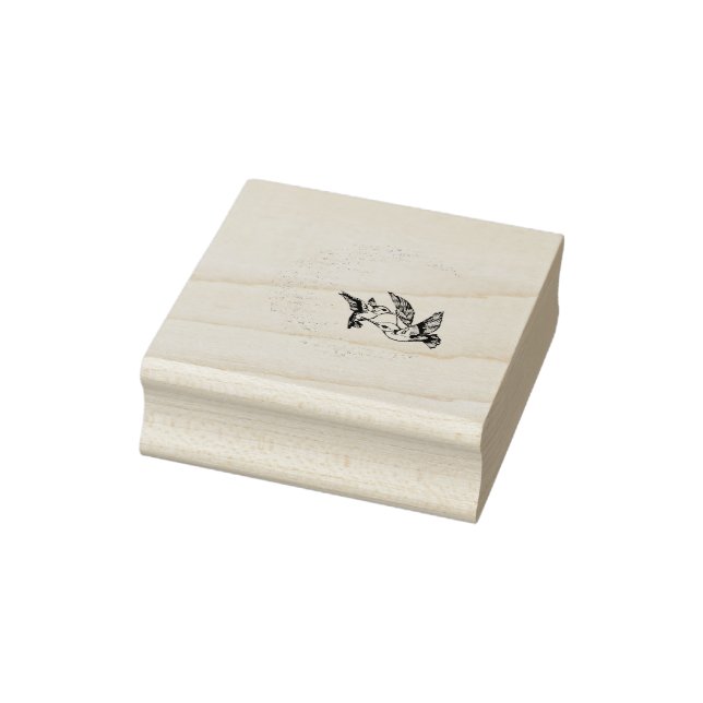 Hummingbird Fly Rubber Stamp (Stamp)