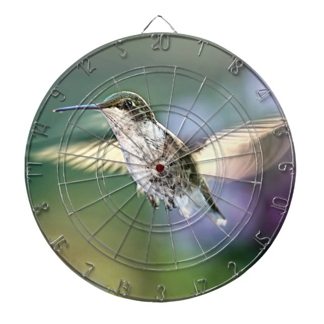 Hummingbird Flying Dartboard (Front)