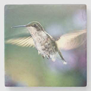 Hummingbird Flying Stone Coaster