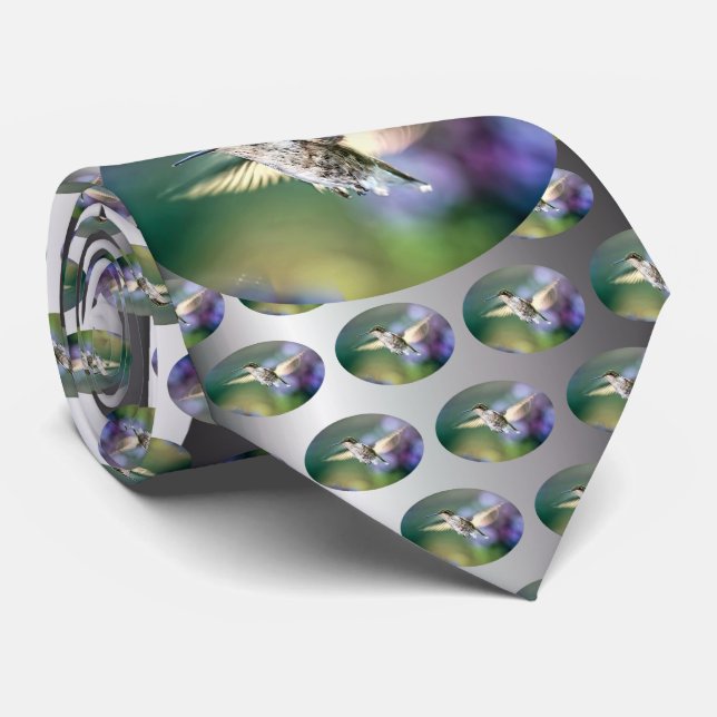 Hummingbird Flying Tie (Rolled)