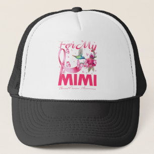 Hummingbird For My Mimi Breast Cancer Awareness Trucker Hat