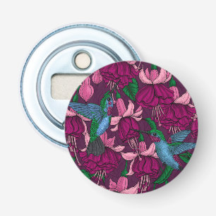 Hummingbird garden bottle opener
