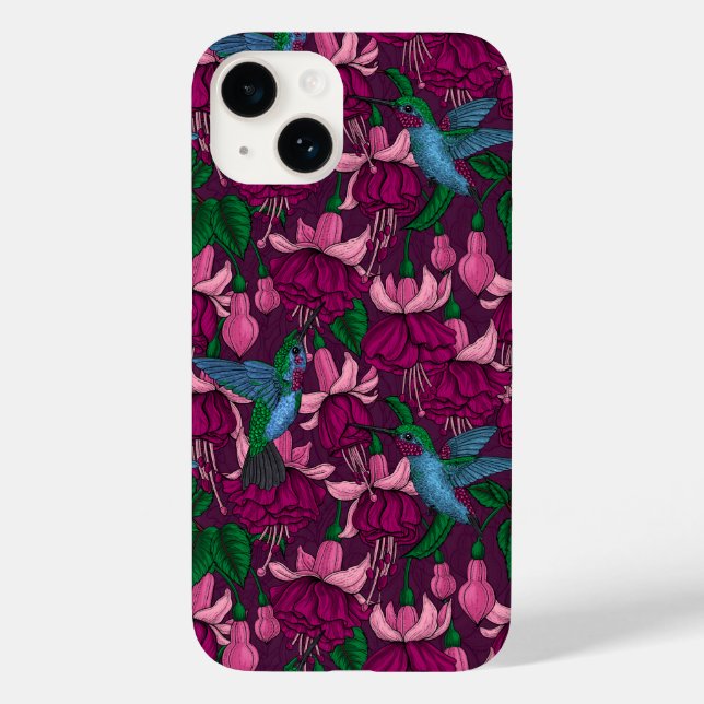 Hummingbird garden Case-Mate iPhone case (Back)