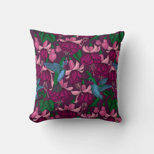 Hummingbird garden cushion