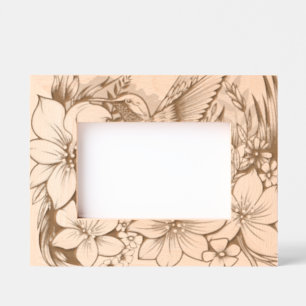 Hummingbird Garden Etched Frames