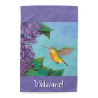 Hummingbird Garden Flag