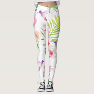 Hummingbird Garden Leggings