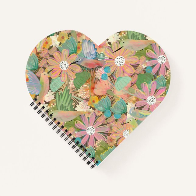 Hummingbird garden notebook (Front)