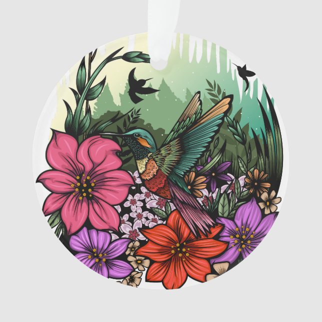 Hummingbird Garden Ornament (Front)