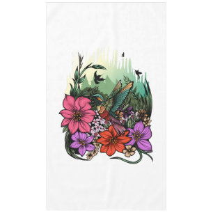 Hummingbird Garden Tablecloth