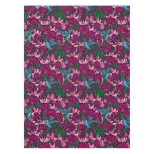 Hummingbird garden tablecloth