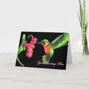 Hummingbird Greeting Card