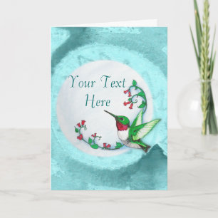 Hummingbird Greeting Card