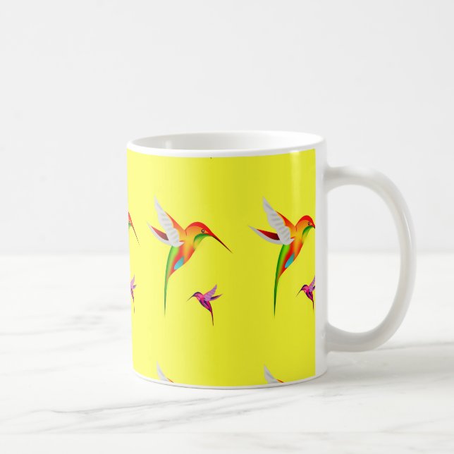 Hummingbird Haven Coffee Mug (Right)