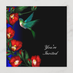 Hummingbird Hibiscus Birthday Party Template
