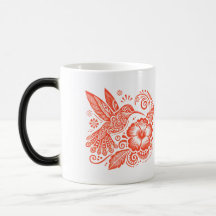 Hummingbird & Hibiscus  Coffee Mug