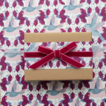 Hummingbird Holly Christmas Pink Magenta
